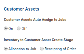 A screenshot of the Auto Assign options in System Defaults.