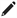 A black pencil icon.
