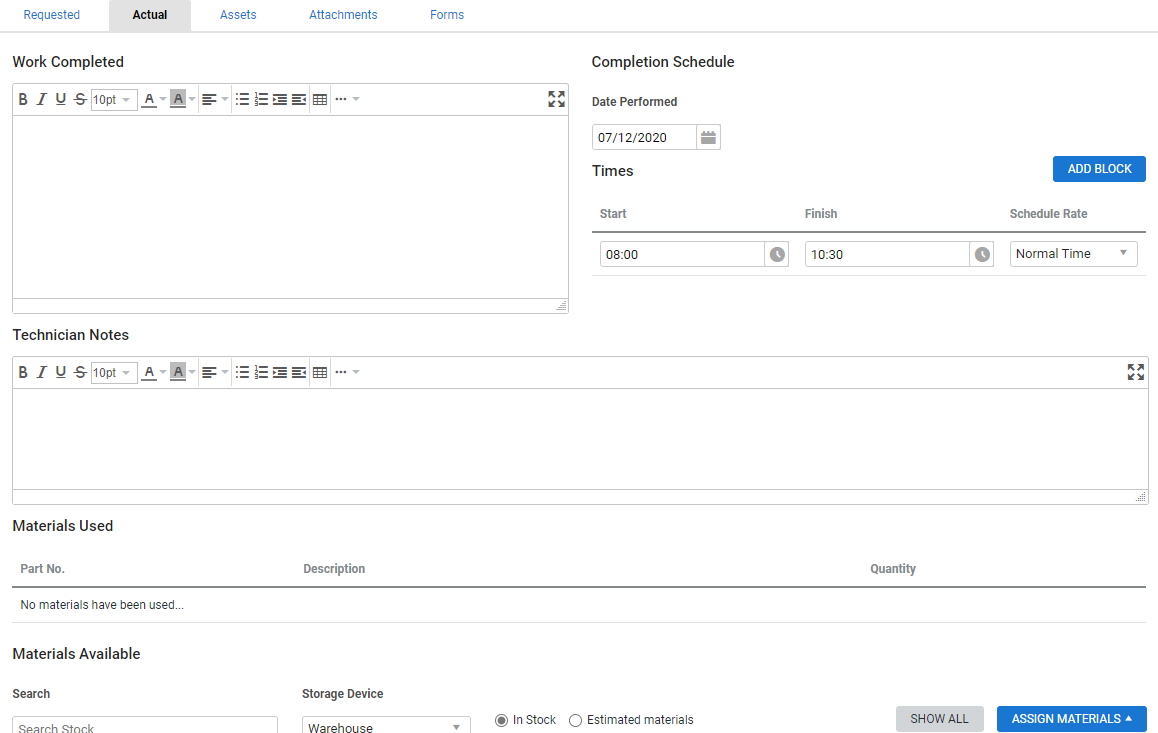 How to Complete Job Cards  simPRO With Regard To Mechanics Job Card Template