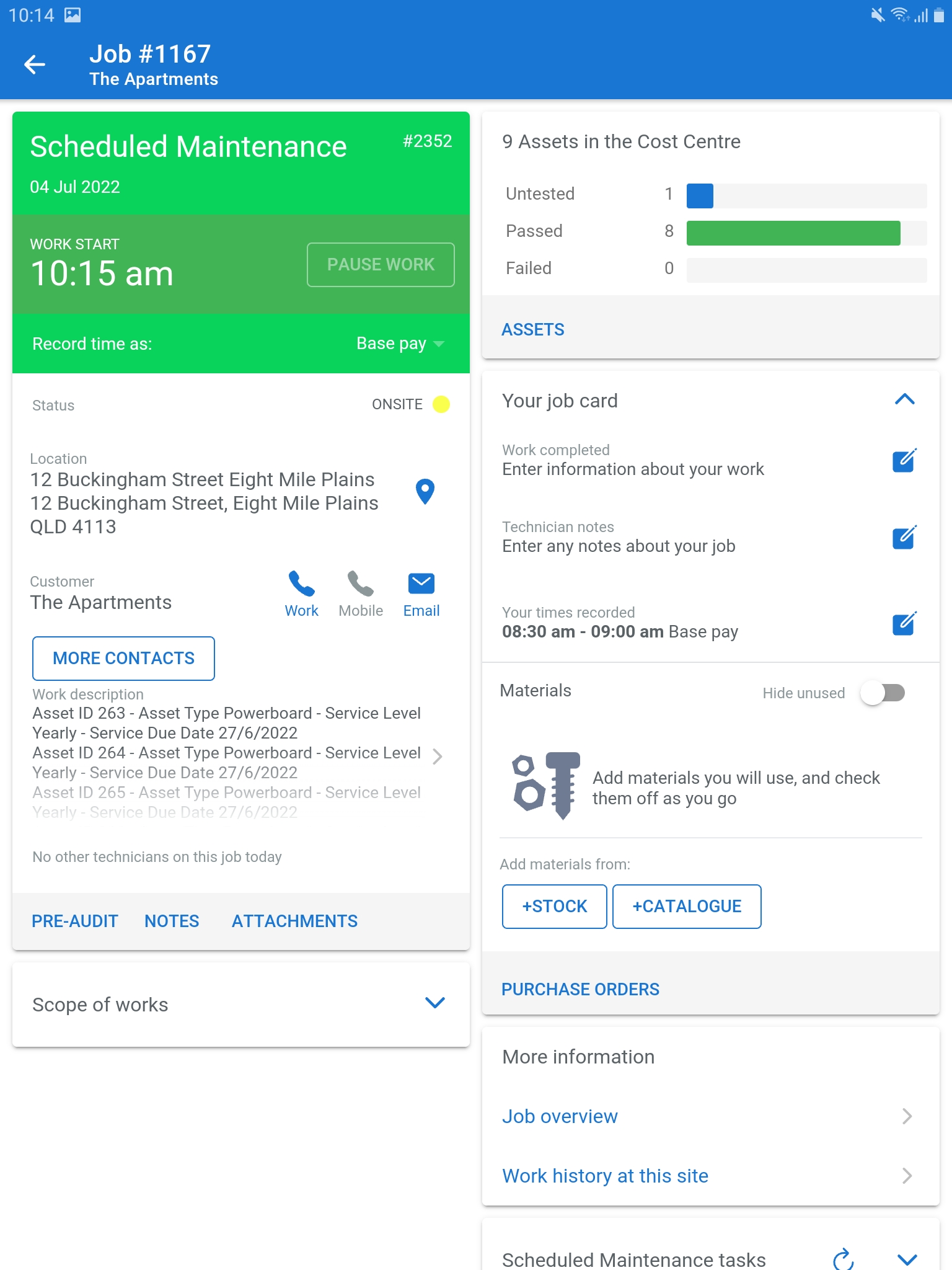 Simpro Mobile Notes Articles